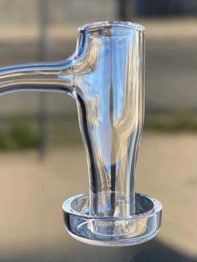 Preview pic of 14/90 Gee West 20mm Clear Seamless Terp Slurper Quartz Banger
