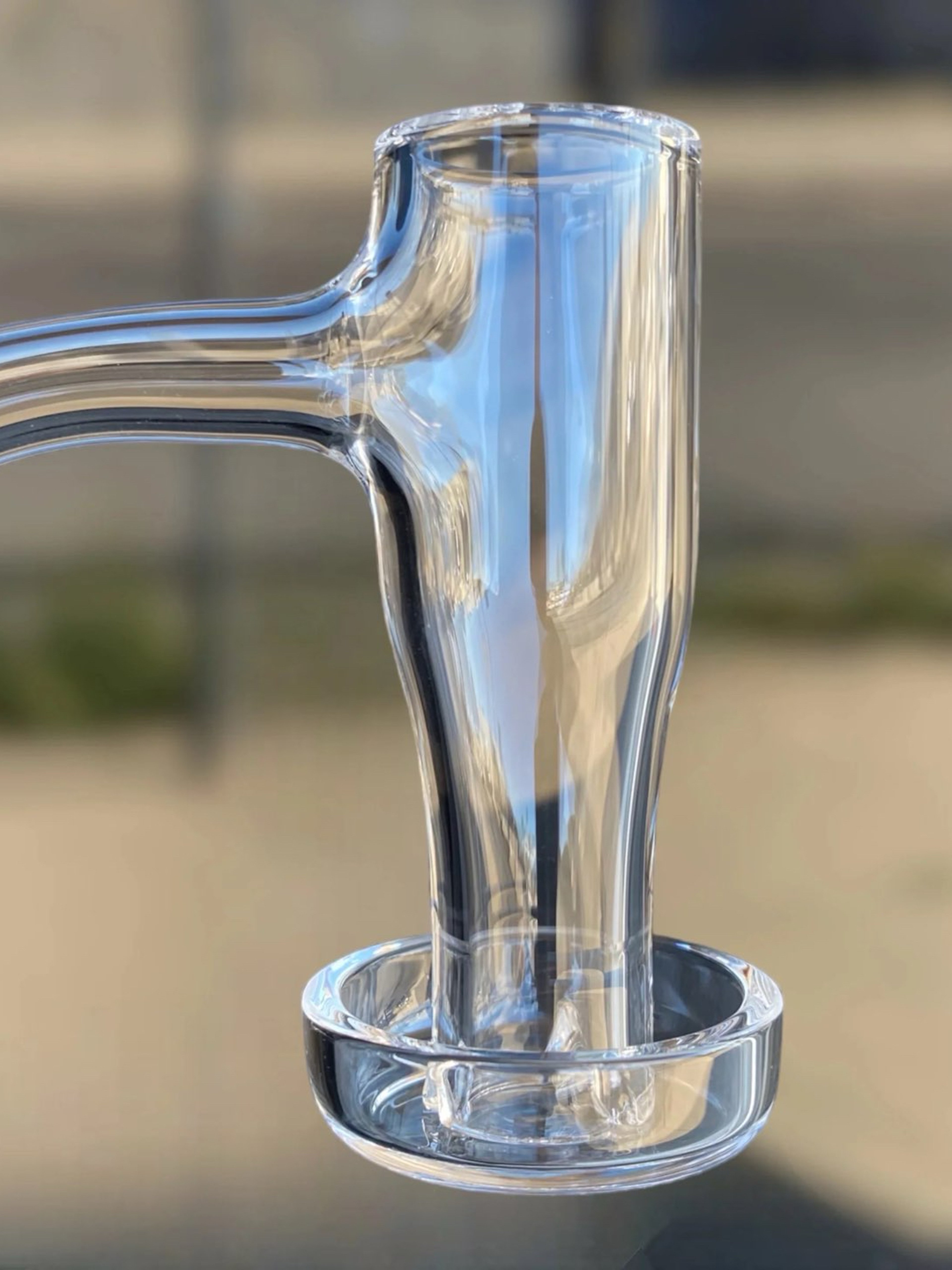 Preview pic of 14/45 Gee West 20mm Clear Seamless Terp Slurper Quartz Banger
