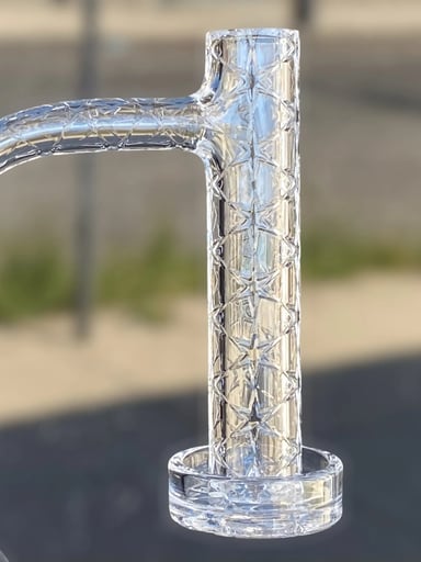 Preview pic of 10/90 Gee West 16mm Engraved XL Tower Quartz Banger