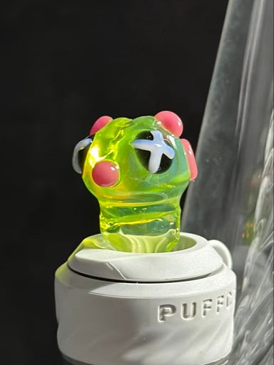 Preview pic of Green Opal Mouse - Joystick Carb Cap - @porter_glass