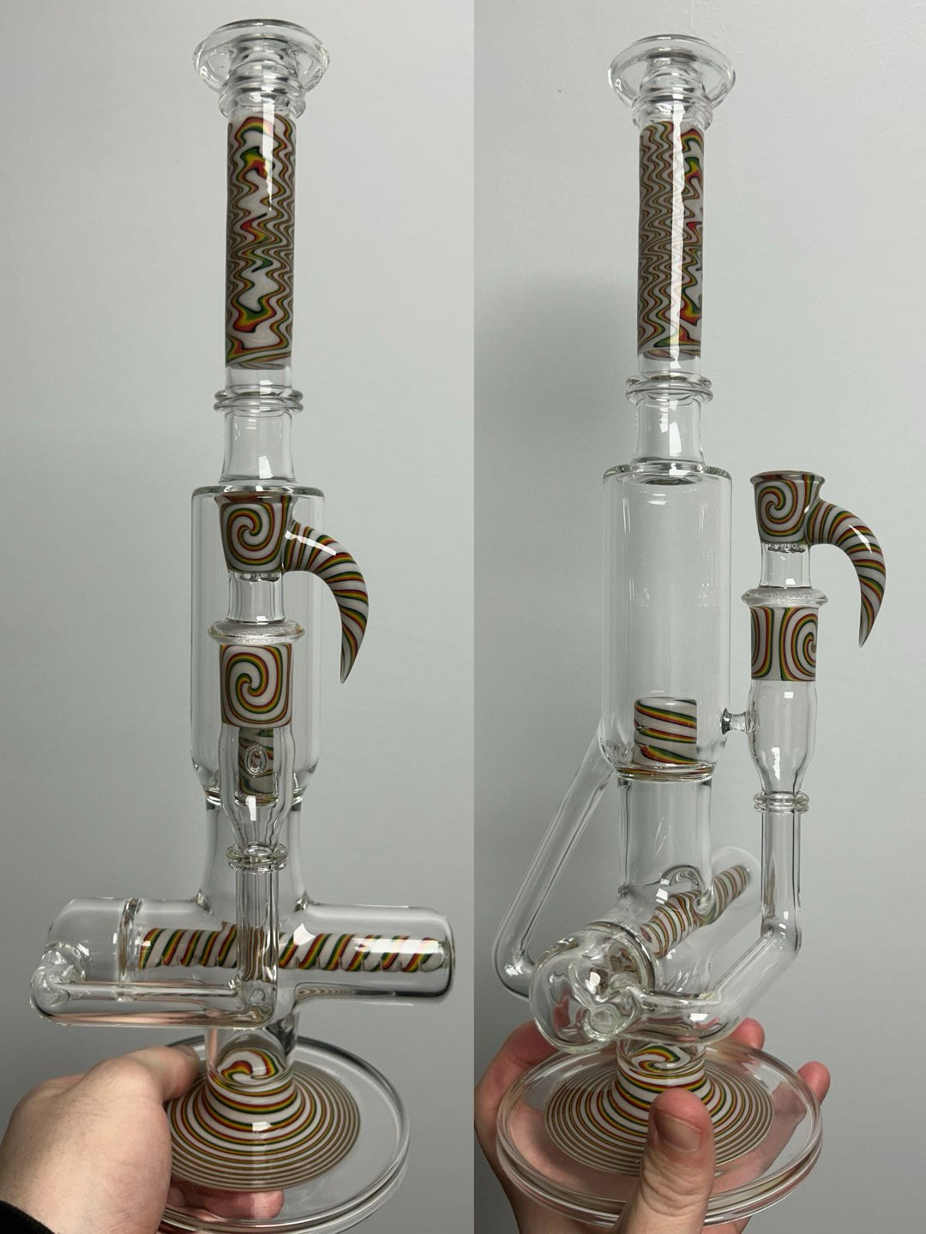 Preview pic of FA Glass Carpenter Inline G-Cap Recycler w/ matching 18/4 Slide