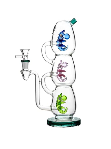 Preview pic of Triple Yoshi Egg Dab Rig