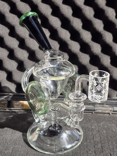 Preview pic of Double Recycler Green Stardust Accents