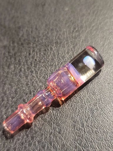 Preview pic of Puffco xl joystick cap. Telemegenta and opal