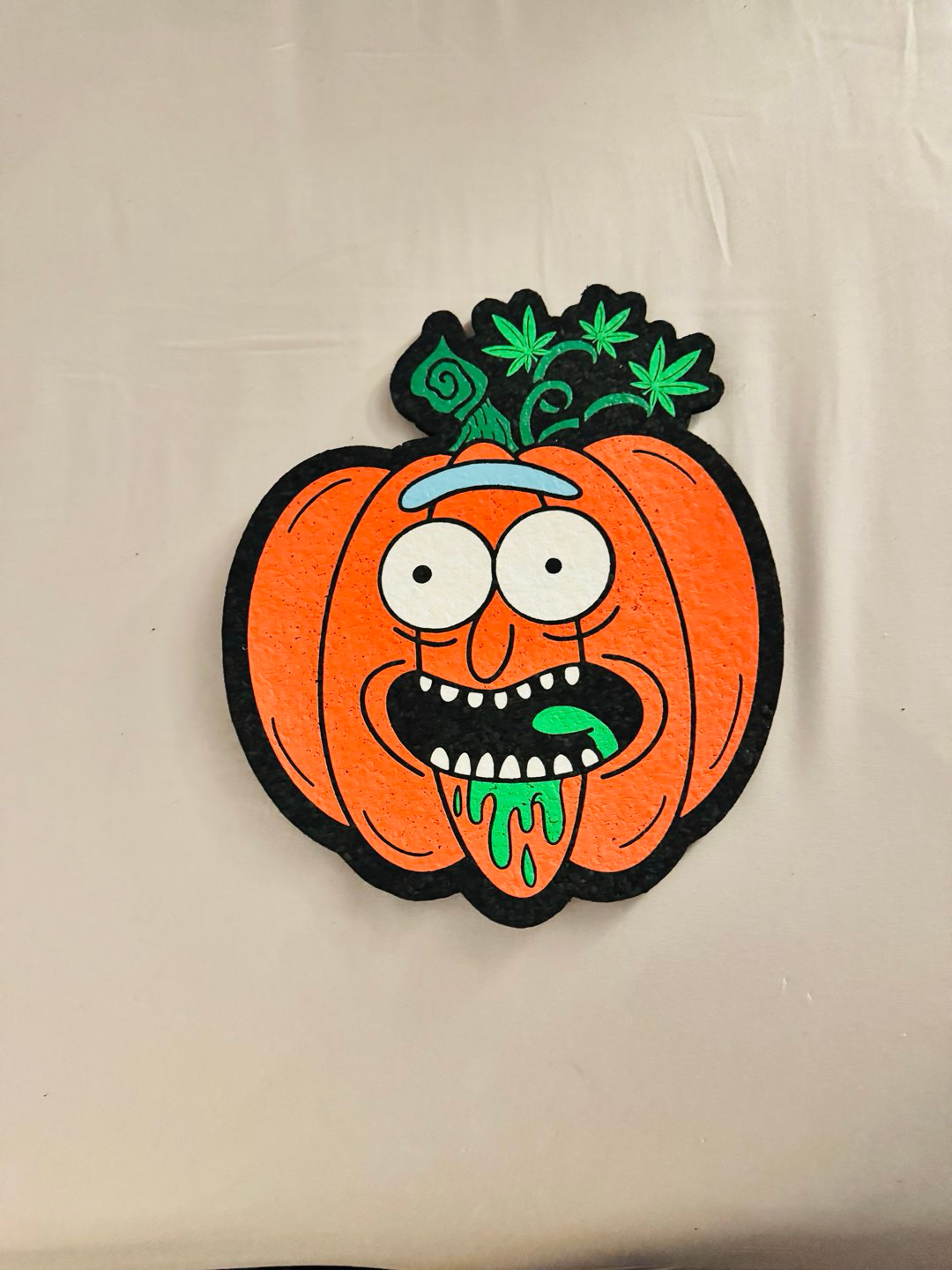 Pumpkin Rick full uv glow moodmat special Halloween edition image 0