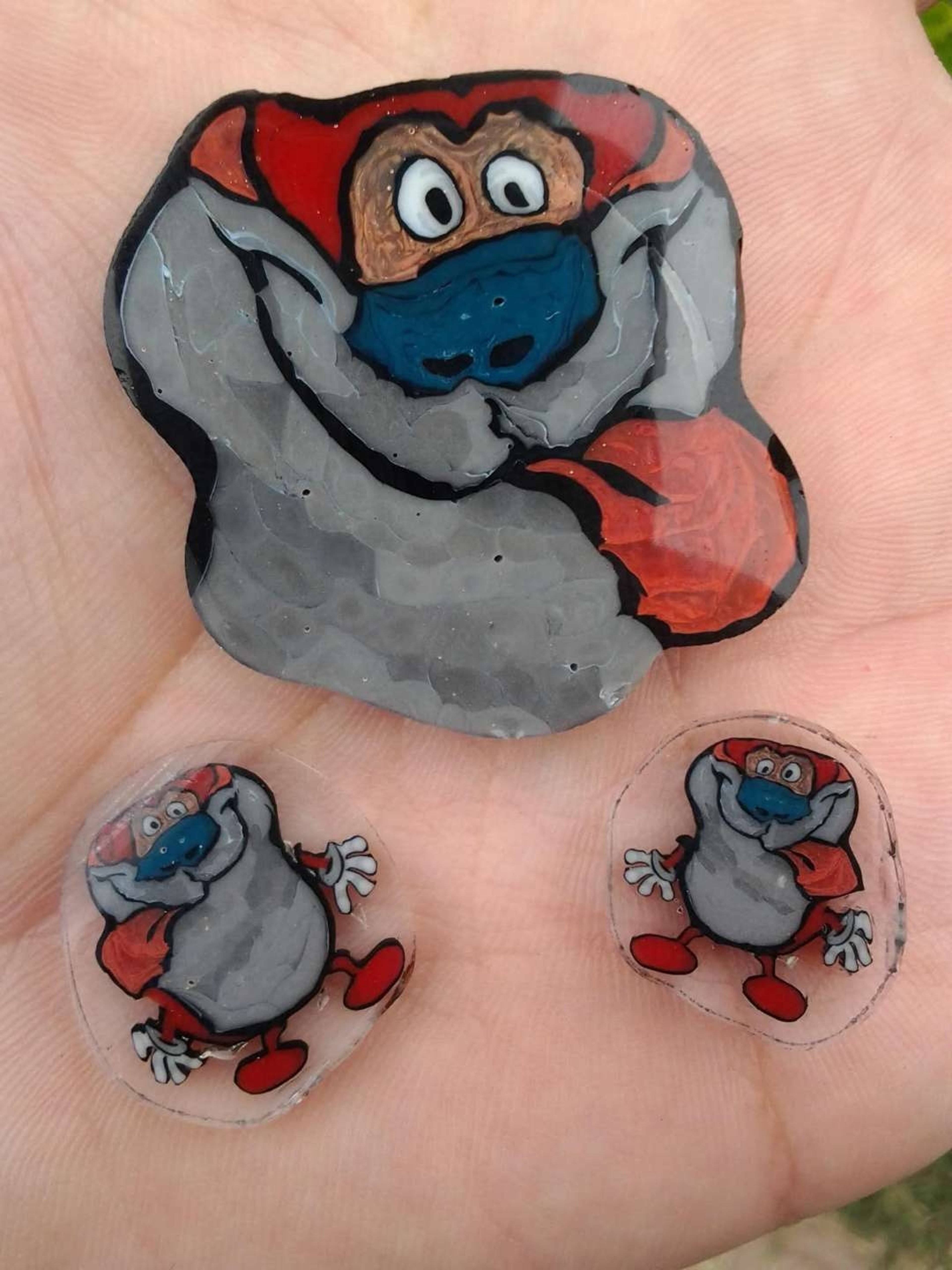 Preview pic of Stimpy millie slab and coin 🪙 set by gabe halliday