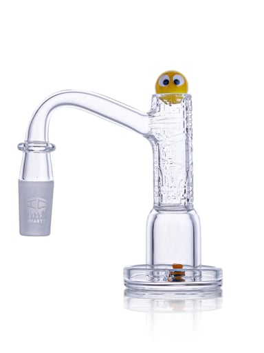 Preview pic of Ice glass highsky slurper set 14mm 90 yellow