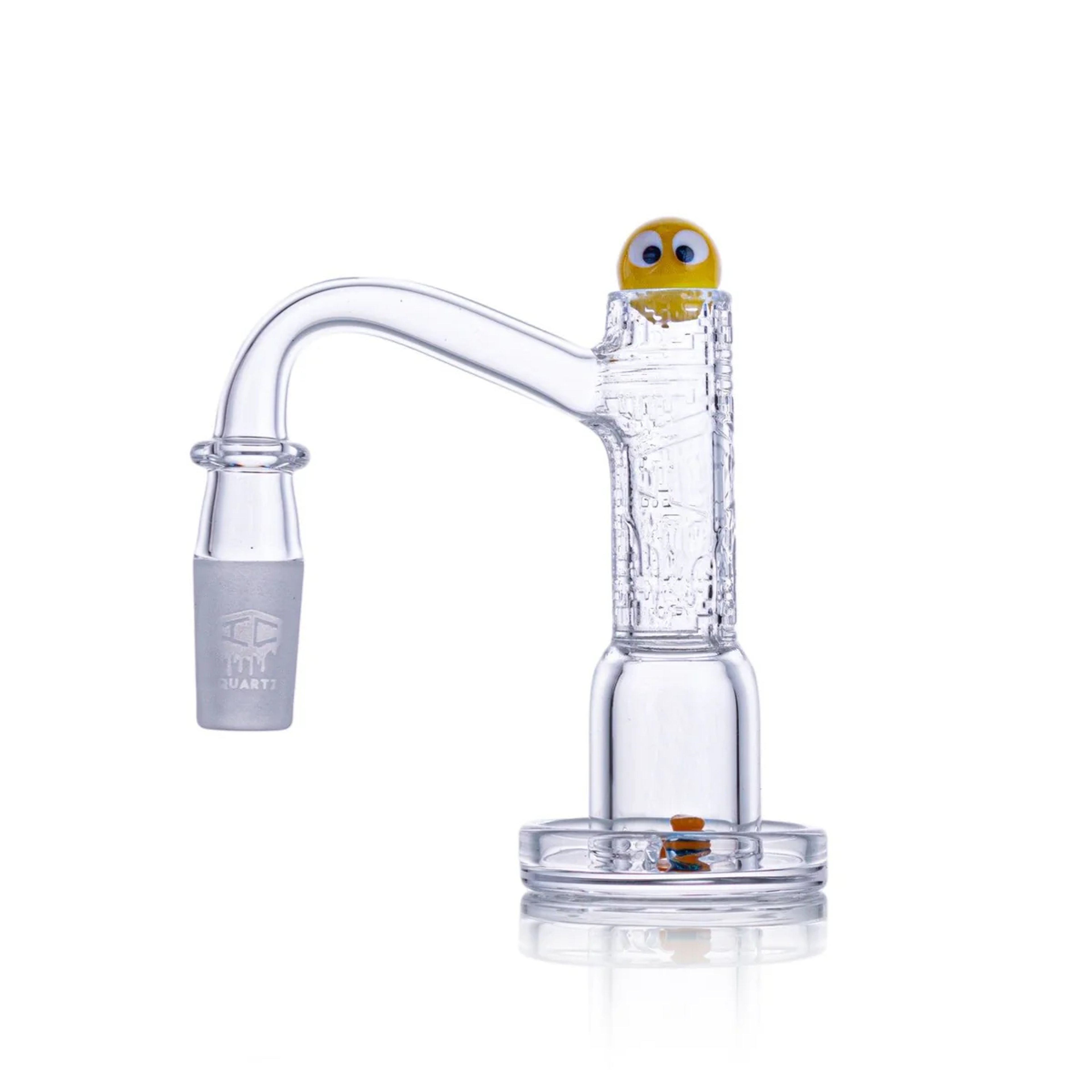 Preview pic of Ice glass highsky slurper set 14mm 90 yellow