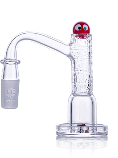 Preview pic of Ice glass highsky slurper set 14mm 90 red