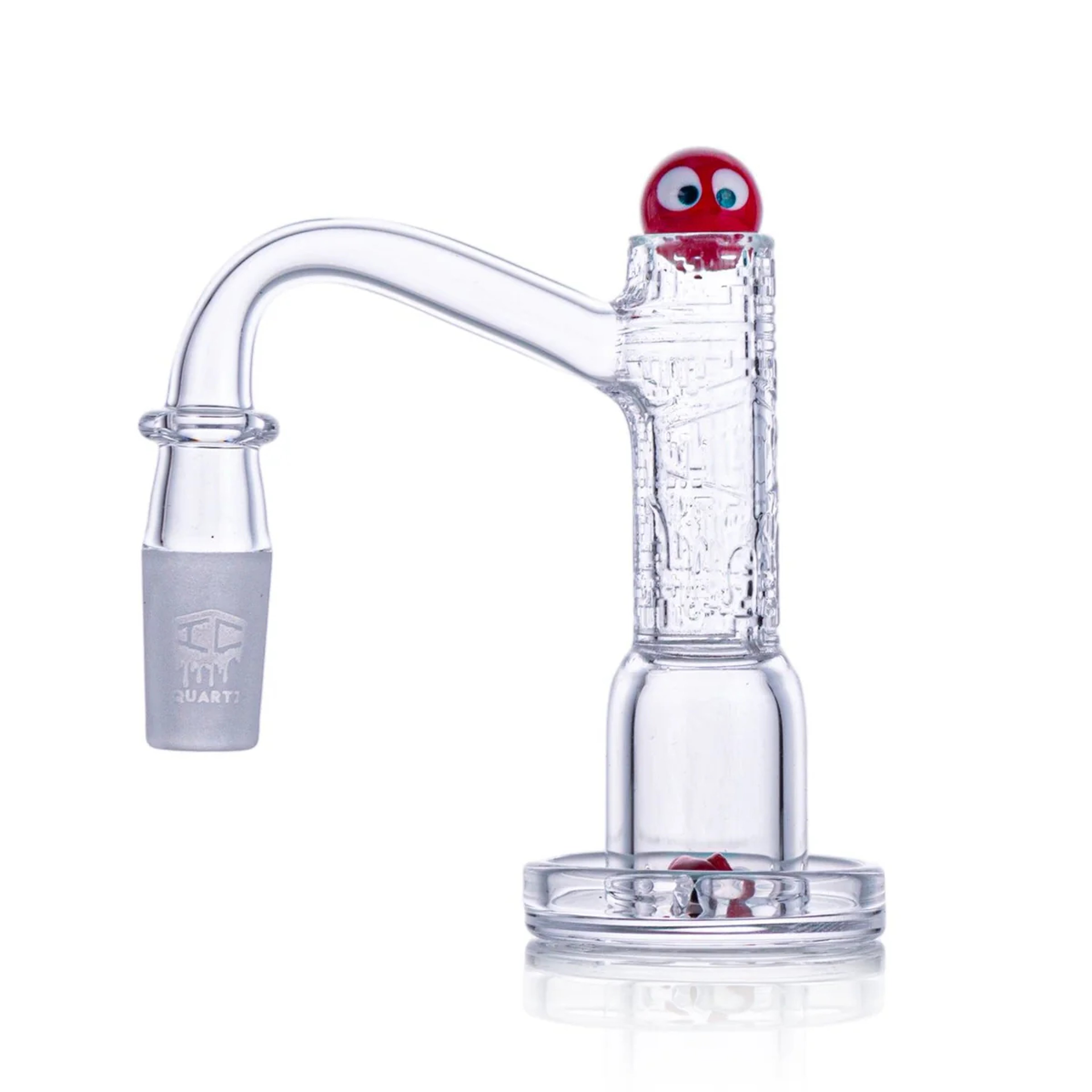 Preview pic of Ice glass highsky slurper set 14mm 90 red