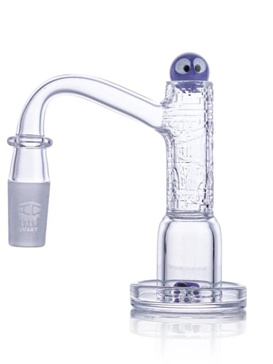 Preview pic of Ice glass highsky slurper set 14mm 90 purple