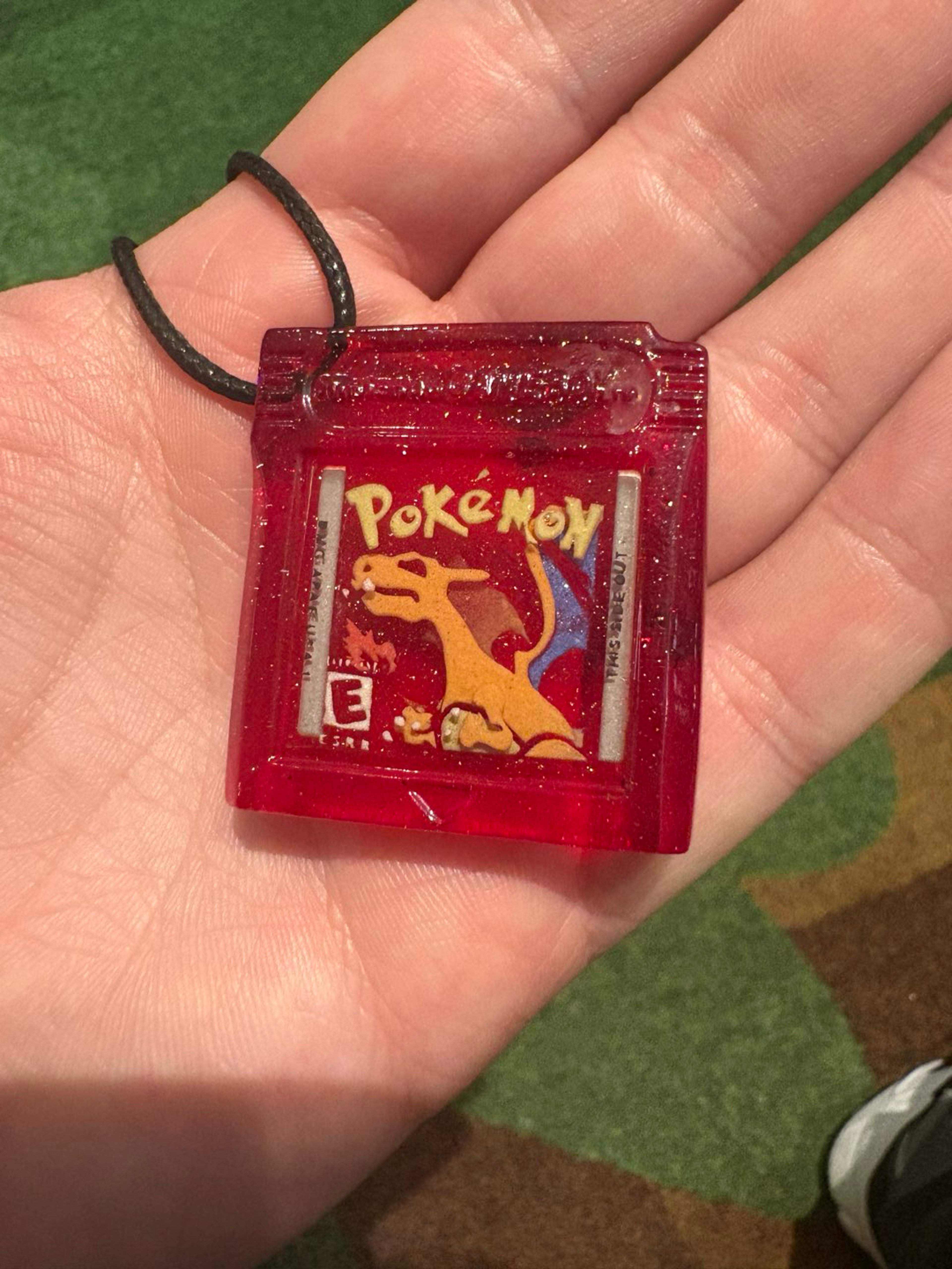 Darkevitrum Seconds Pokemon Red Cartridge Pendant!! image 0
