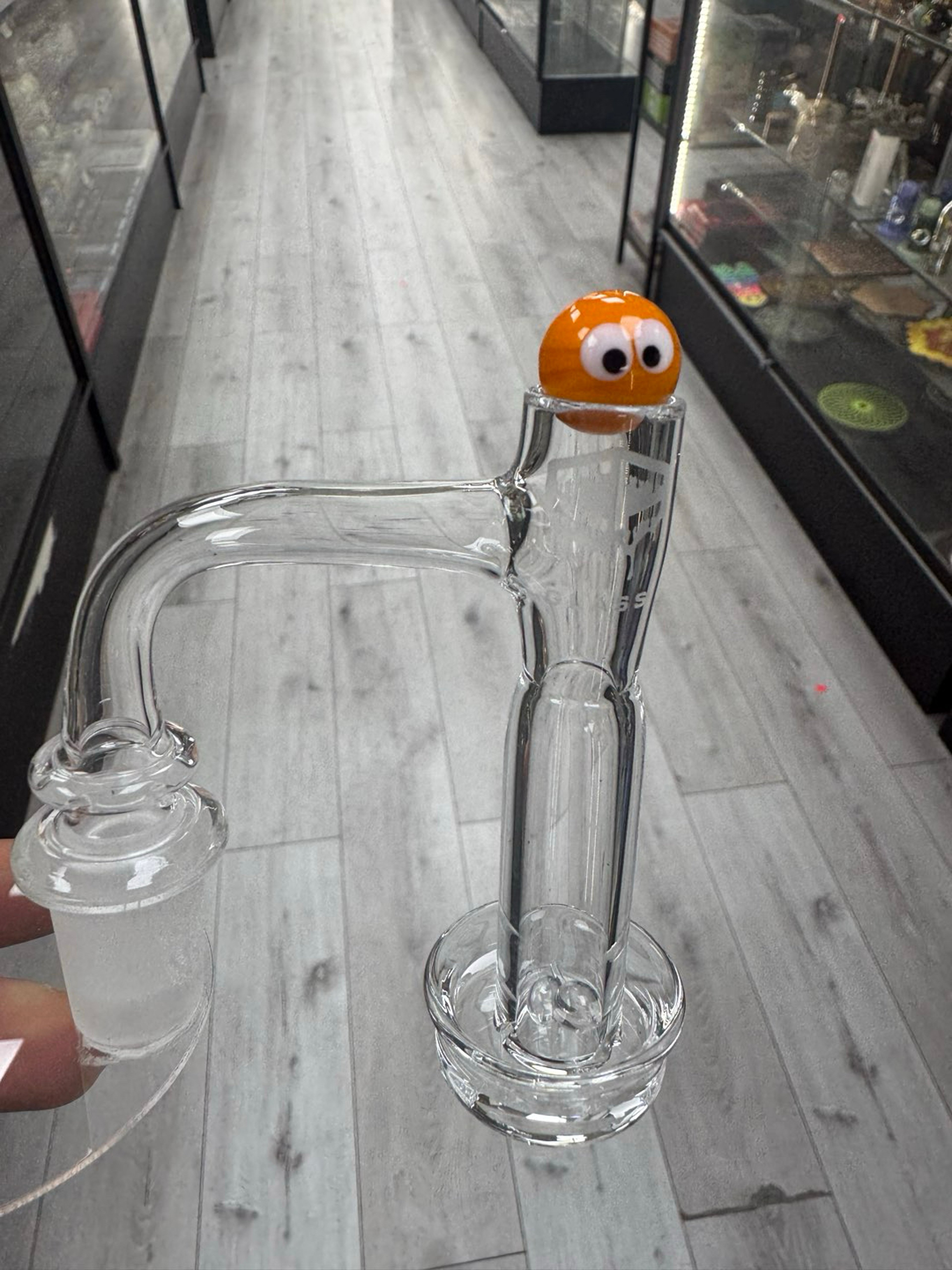 Ic glass voyager slurper set 14mm 90 orange image 0