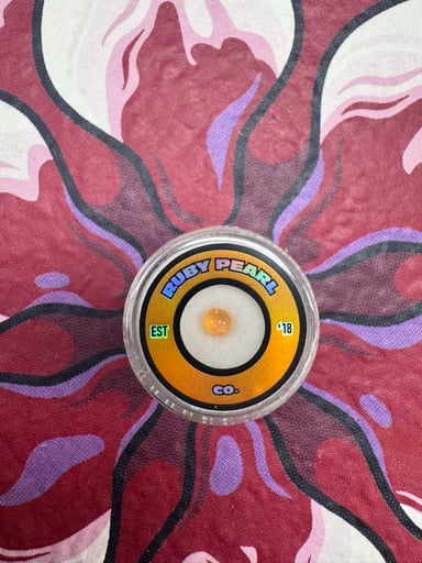 Preview pic of Ruby pearl 4mm orange opal