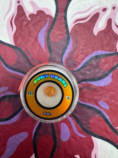 Preview pic of Ruby pearl 5mm orange opal