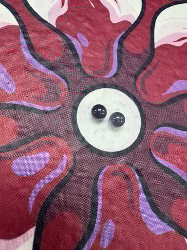 Preview pic of Ruby pearl 5mm teal purple sapphire pearls