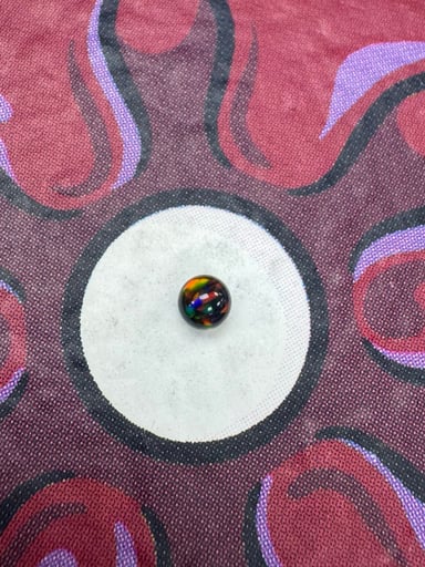 Preview pic of Ruby pearl 6mm black opal pearl