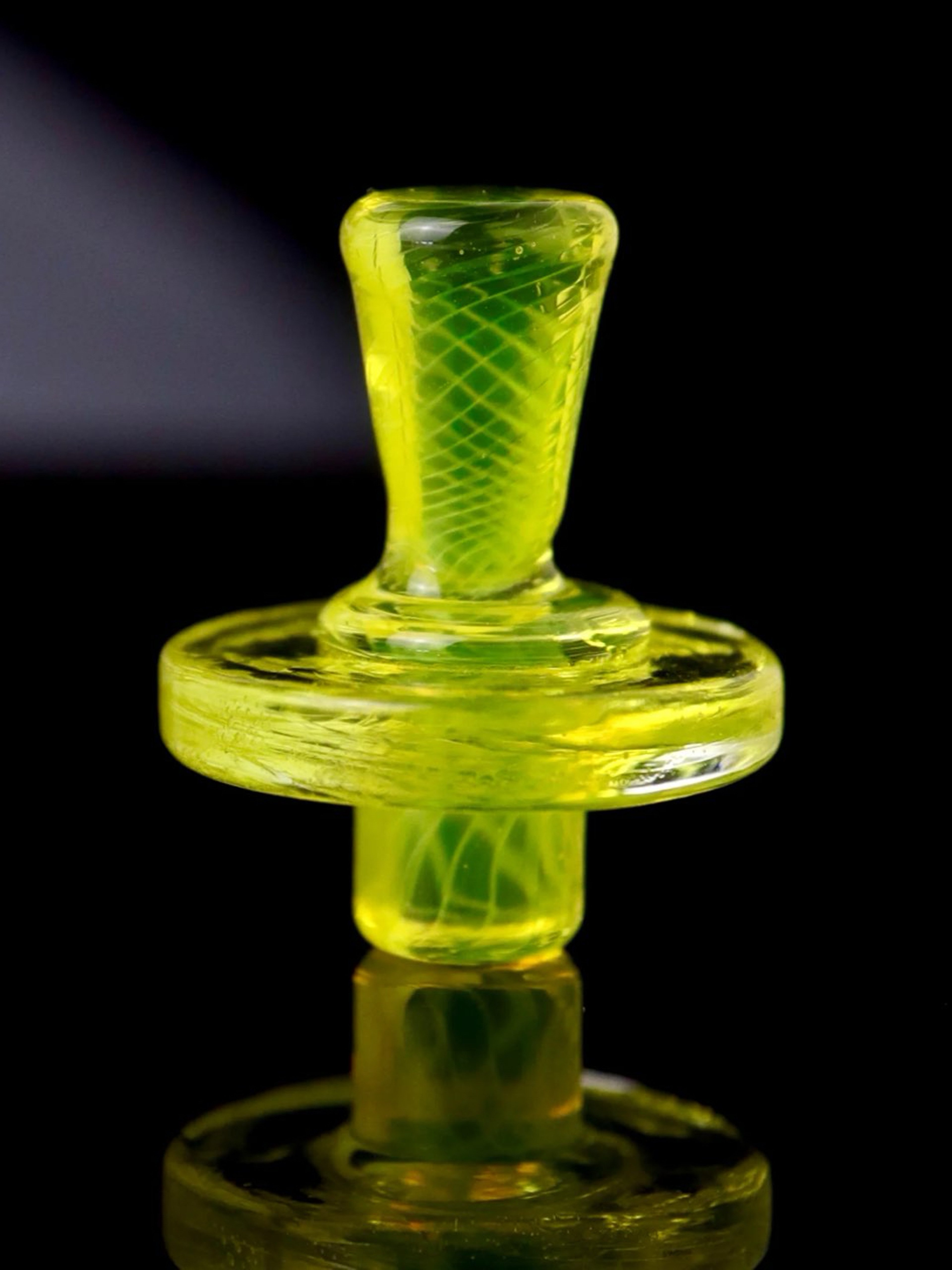 Campfire quartz tower cap transparent yellow image 0