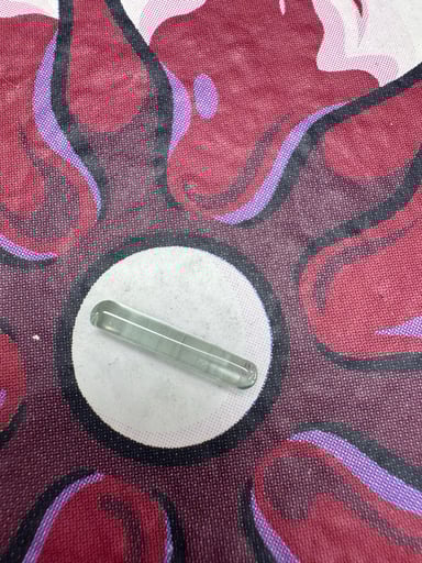 Preview pic of Ruby pearl 3mm x 18mm teal green pillars