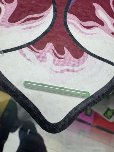 Preview pic of Ruby pearl 3mm x 30mm teal green pillars