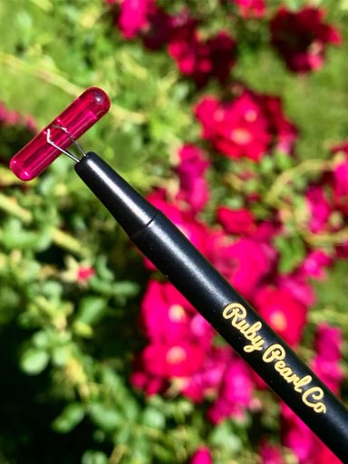 Preview pic of Ruby pearl pillar ruby 5x18mm