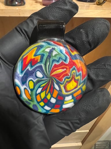 Preview pic of Oblivious glass ugly sweater/  filla flip pendant.