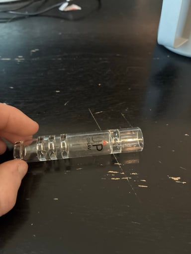 Preview pic of GRAV labs glass upline taster chillum