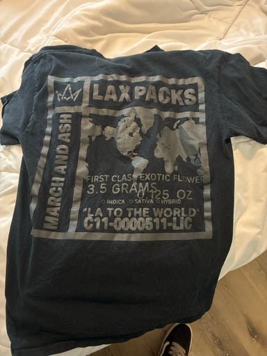 Preview pic of LAX Packs x March and Ash shirt