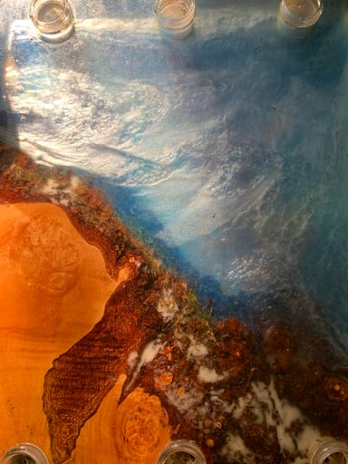 Preview pic of Slide stand 6 hole, packing station, custom piece, UV