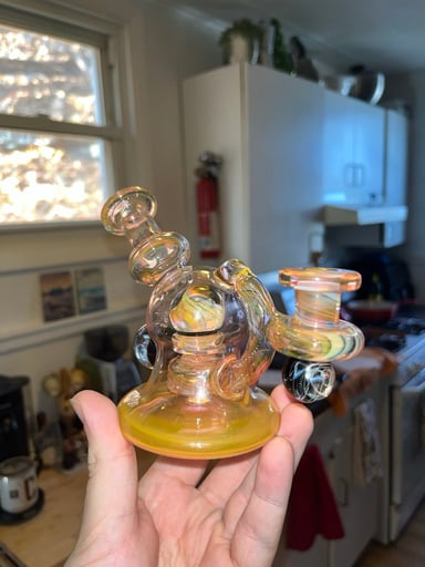 Preview pic of Kaliber Glass Showerhead (10mm, Fume)