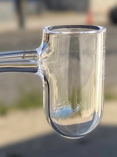 Preview pic of 14/90 Gee West 25mm Round Bottom Quartz Banger