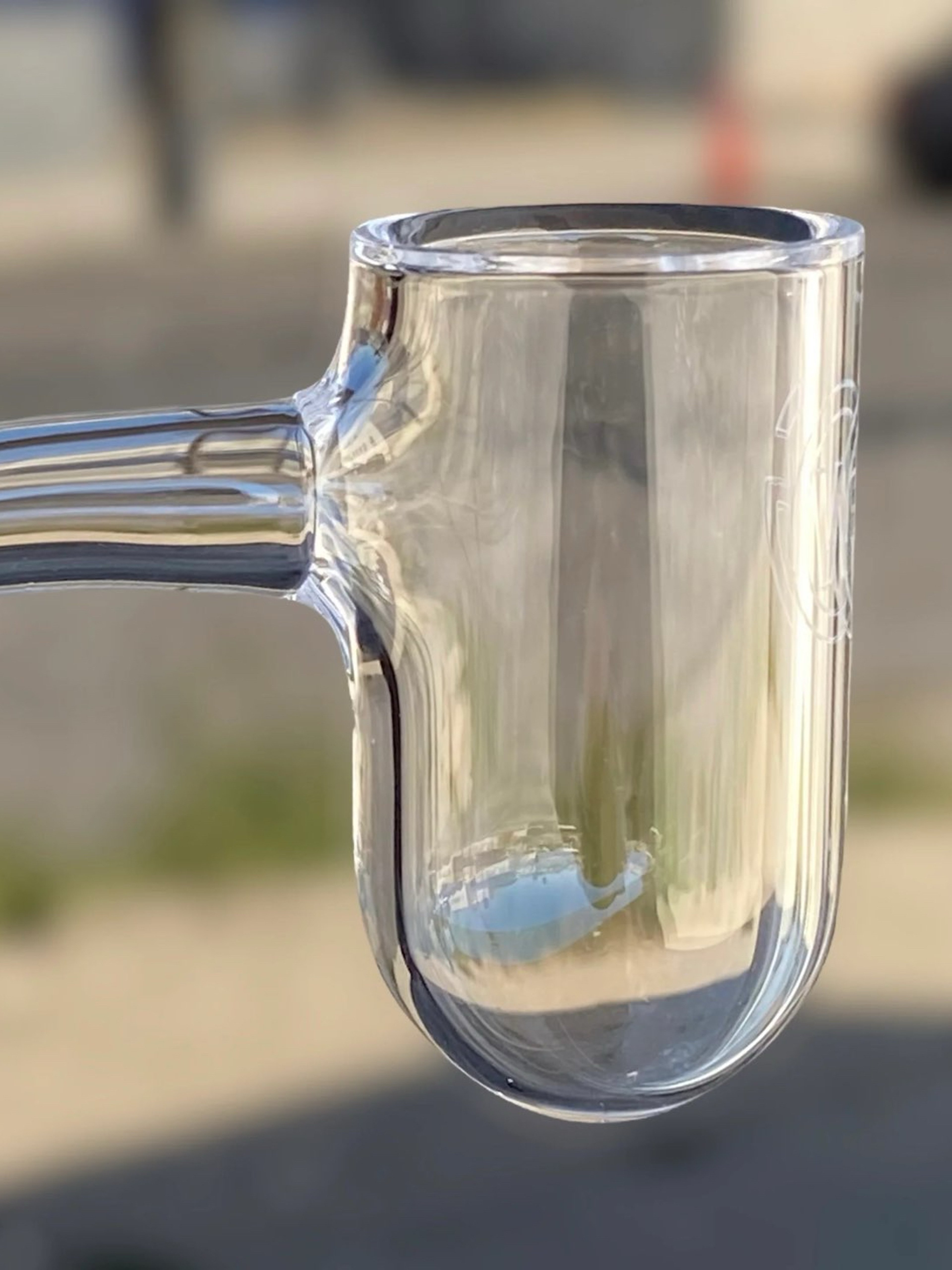 14/90 Gee West 25mm Round Bottom Quartz Banger image 0