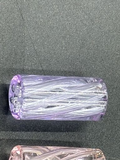 Preview pic of Spiral Glass tip purple
