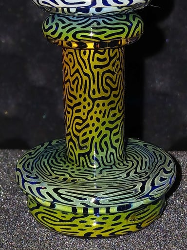 Preview pic of 1of1 Puffco Dry Top Collaboration w/Brain Tech Pattern