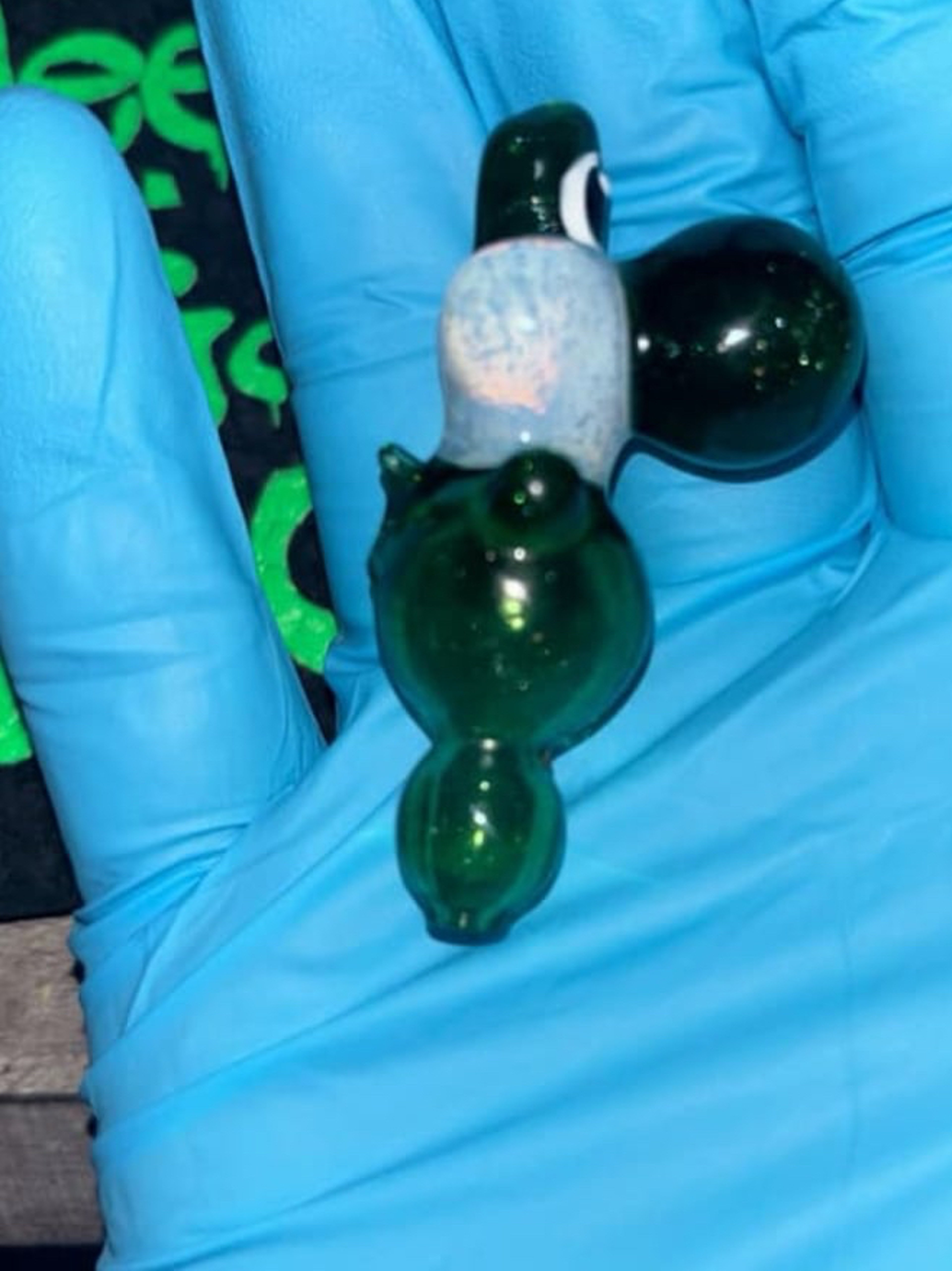 Preview pic of Green yoshi stardust  pro ball cap puffco