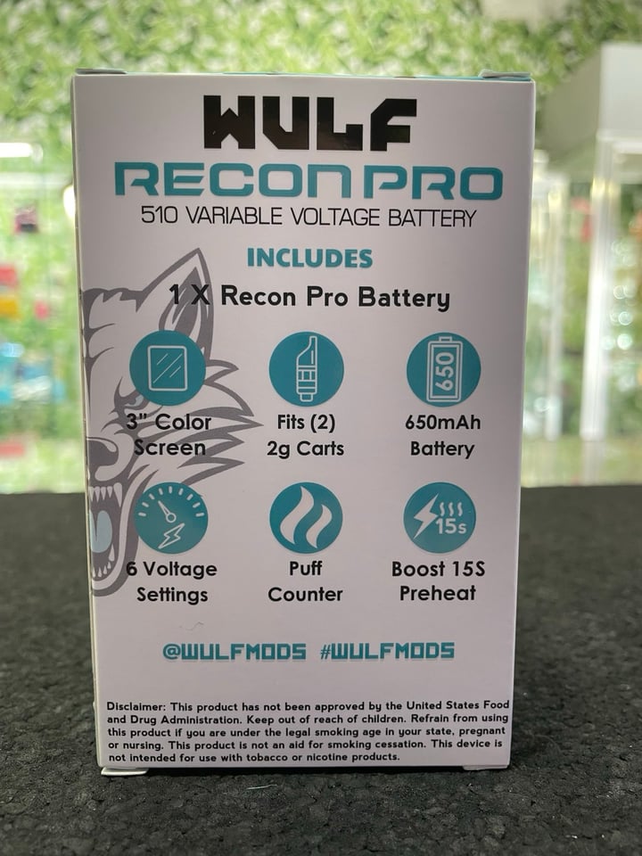 Wulf Recon Pro 510 b... | Shop Vape Accessories on GlassPass
