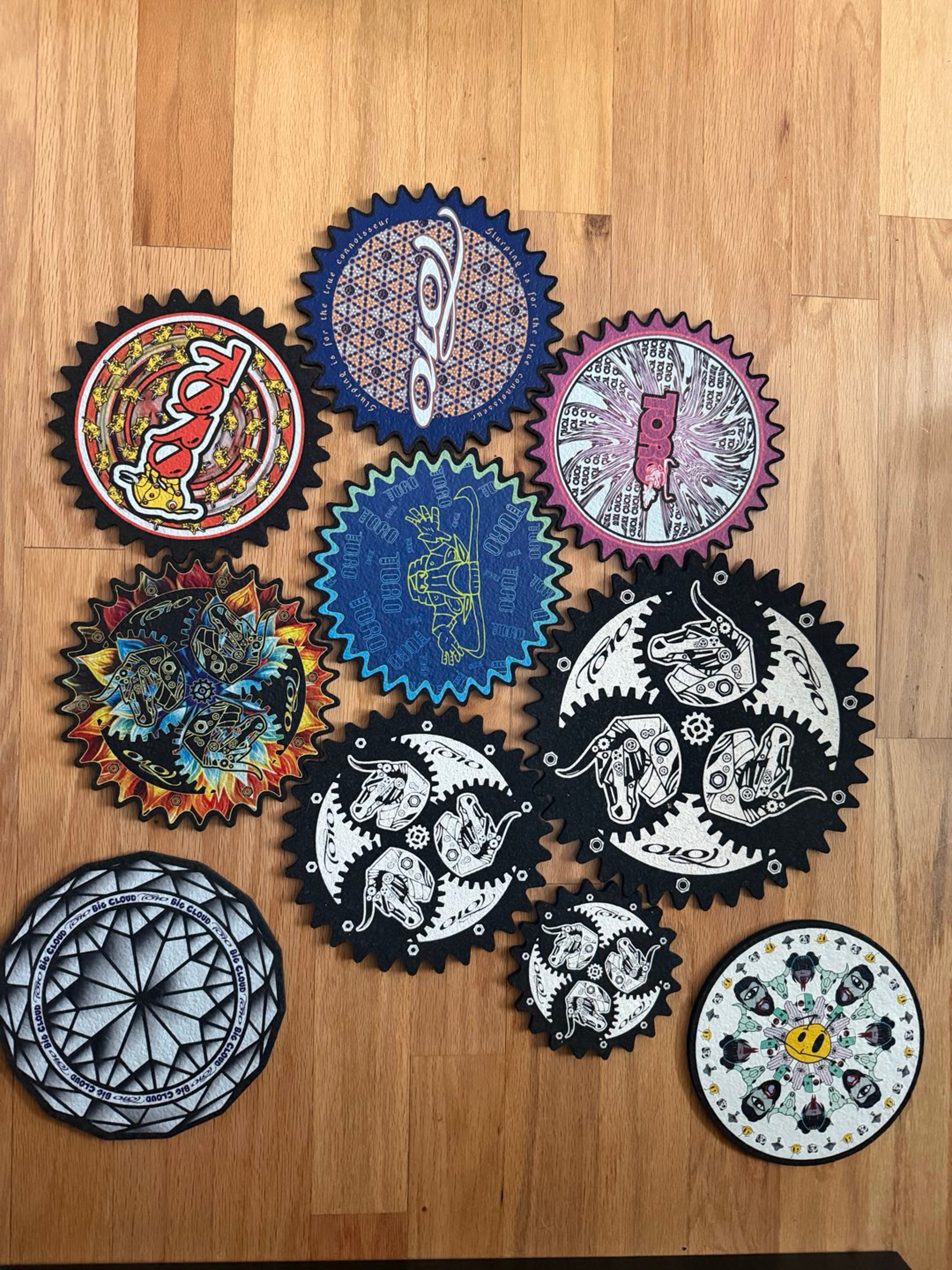 RARE: Complete Toro Connectables Moodmat Collection + JP Toro Moodmat image 0