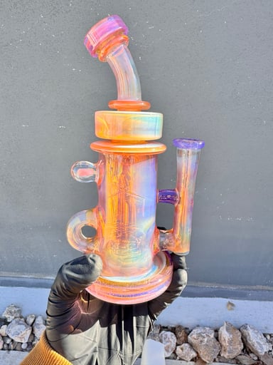 Preview pic of Bronx Gold Fumed Klein Recycler 14mm