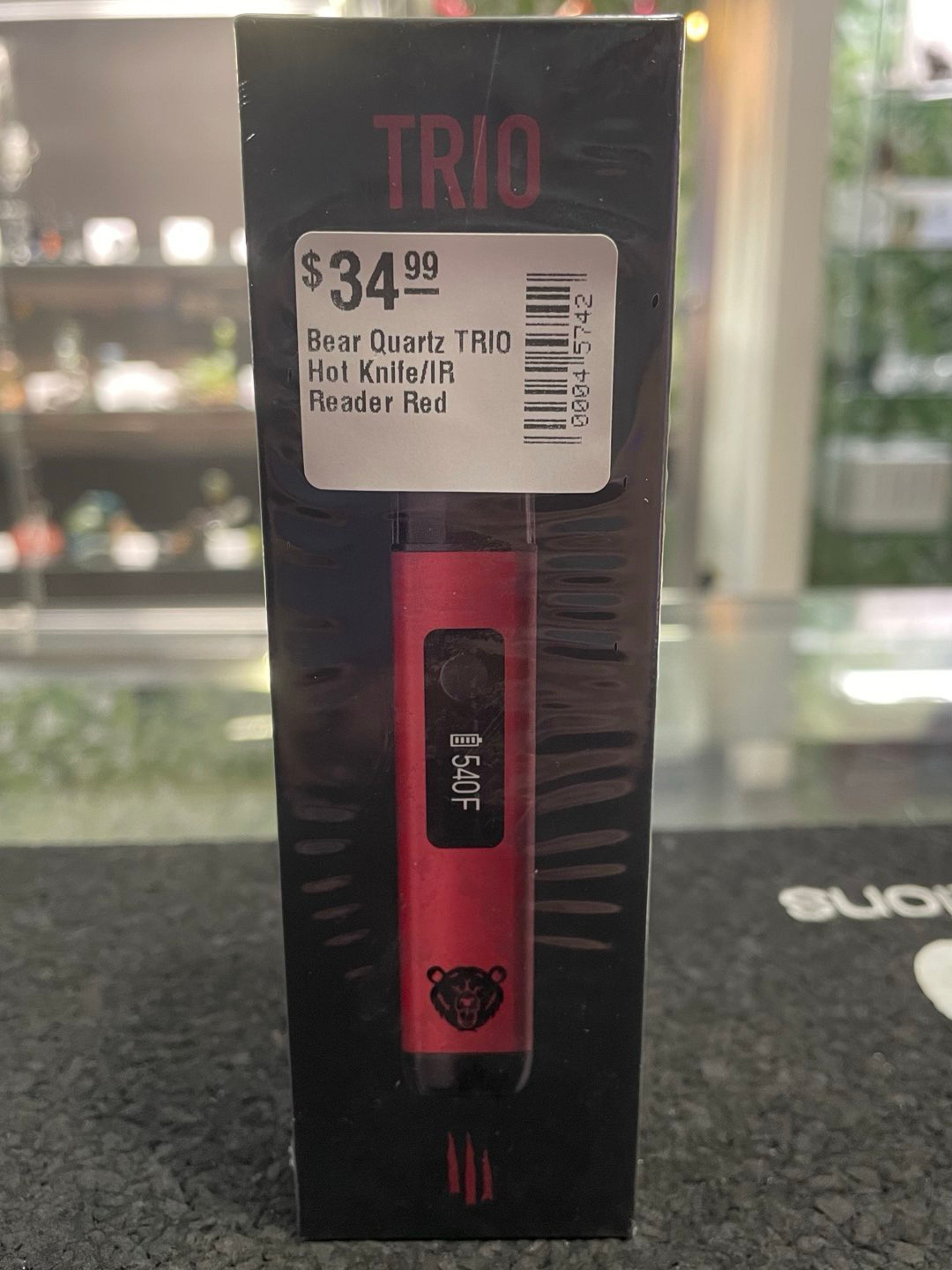 Preview pic of Bear Quartz TRIO Hot Knife/IR Reader Black, Red