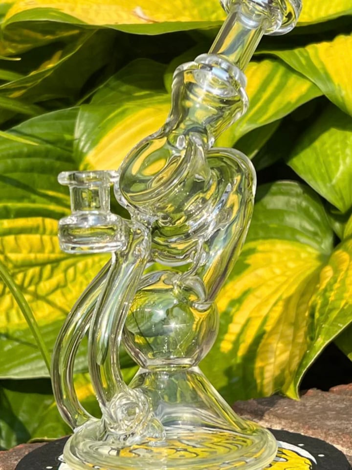Ery Glass leanback Recycler | Shop Ery Glass on GlassPass