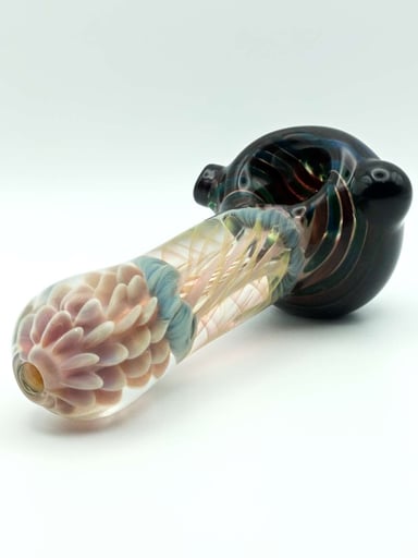 Preview pic of Bosco’s Dog House spoon – Inside Out Fumed Stem with Swirl Bowl and Honeycomb Implosion Mouthpiece
