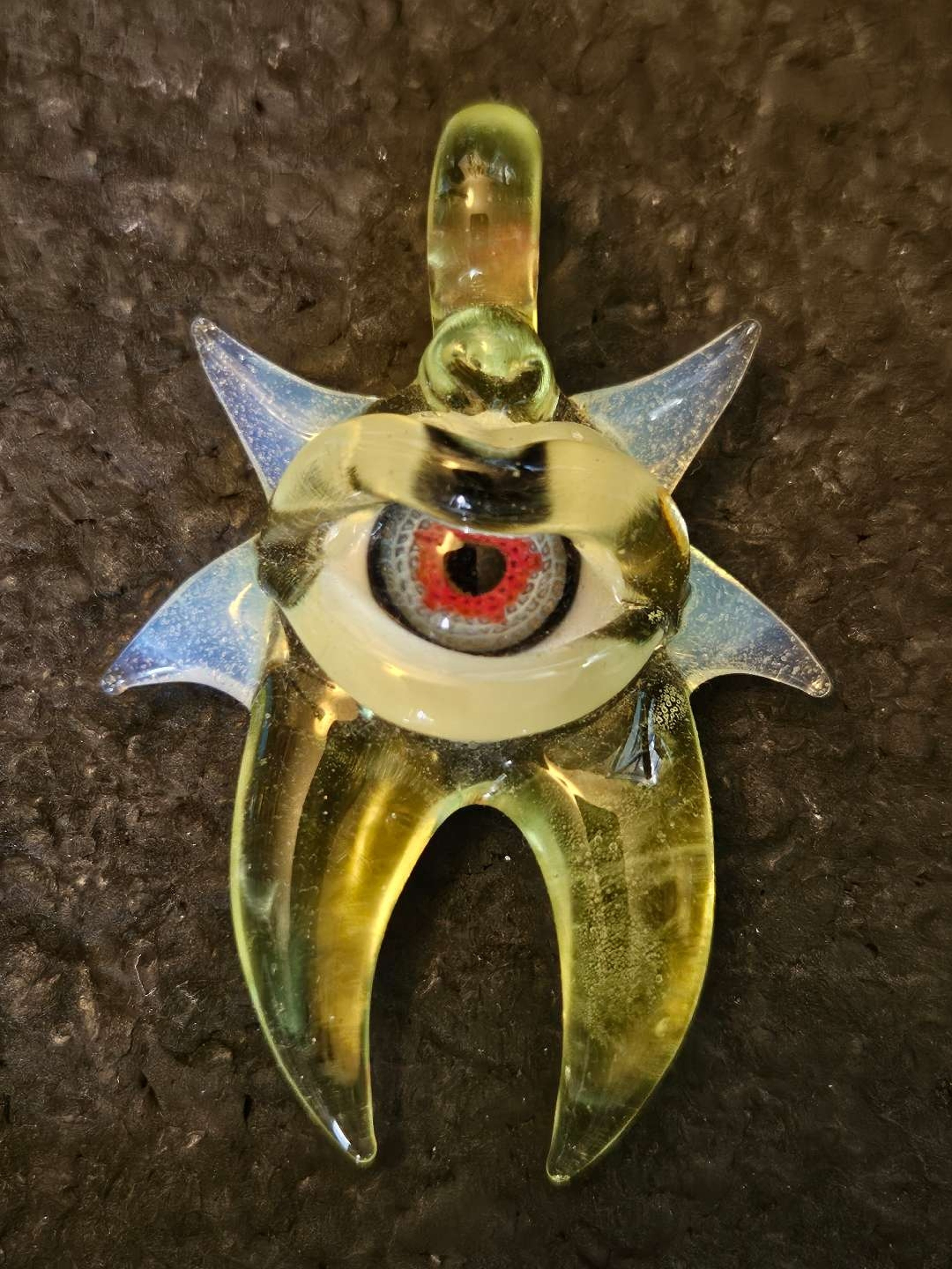 Preview pic of Angry UV Eye Claw pendant
