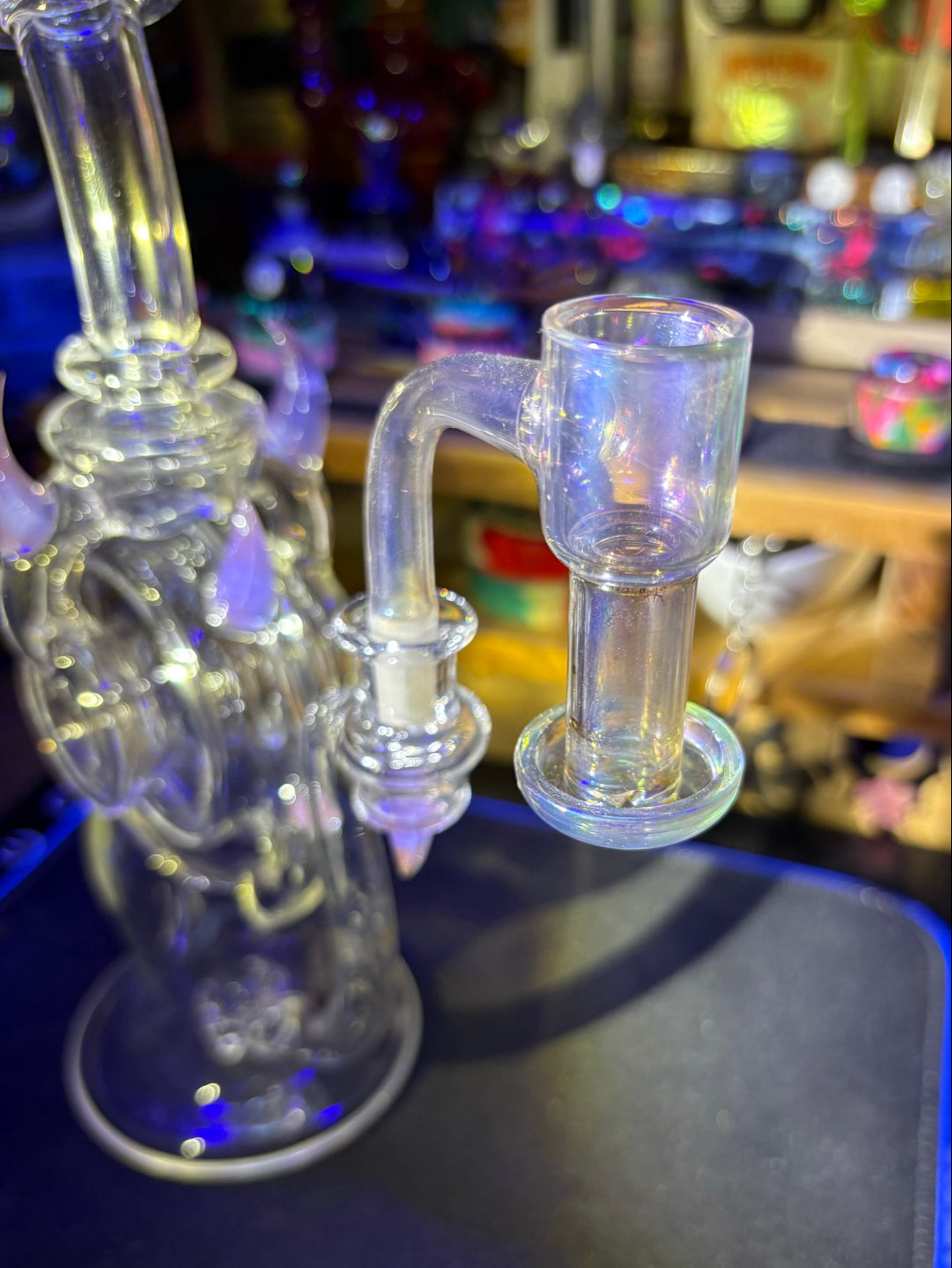 Preview pic of 🔮FULL WELD 10mm Pearlescent Slurper Banger 🔮