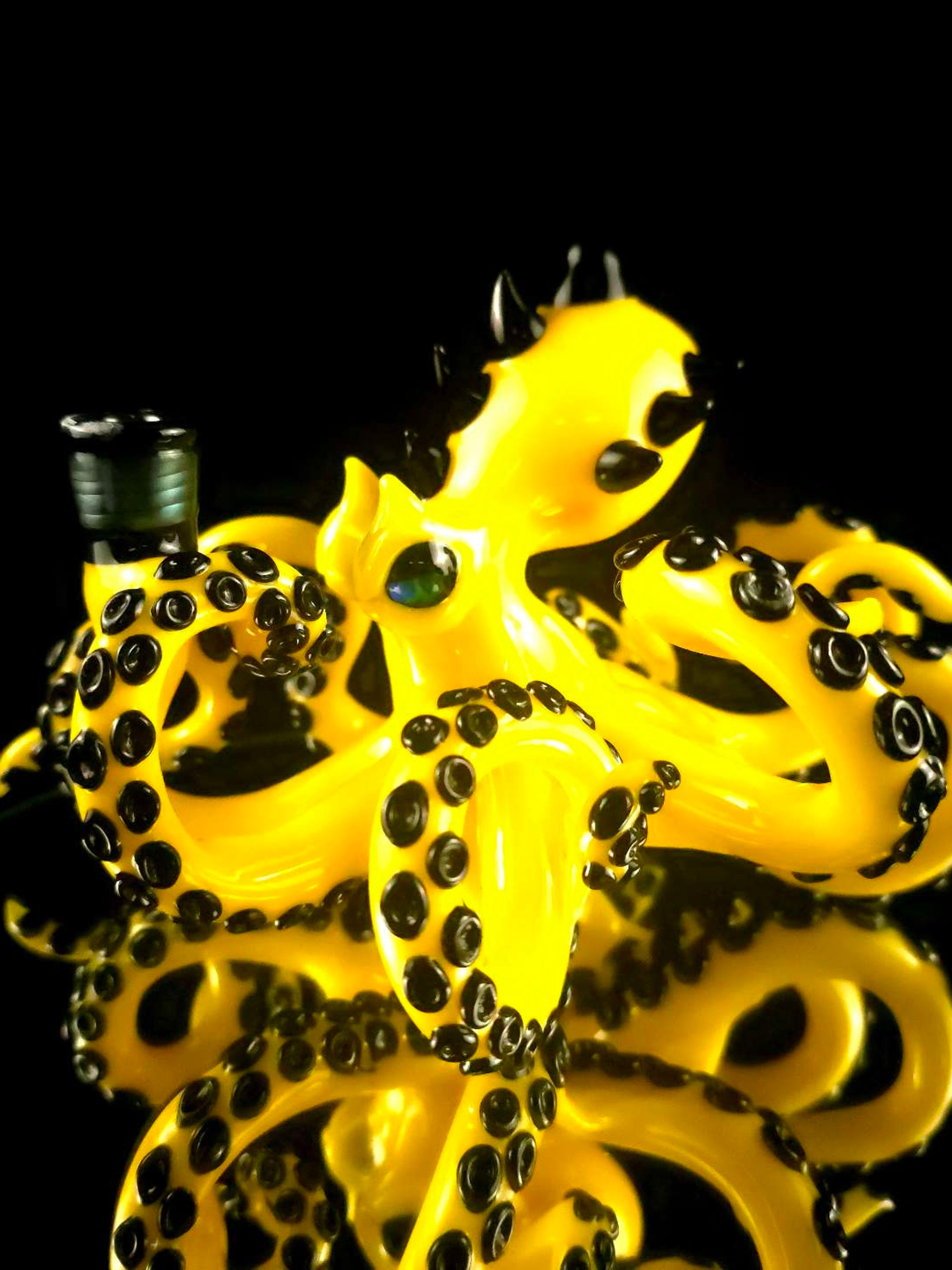 Bright yellow mini octopus image 0
