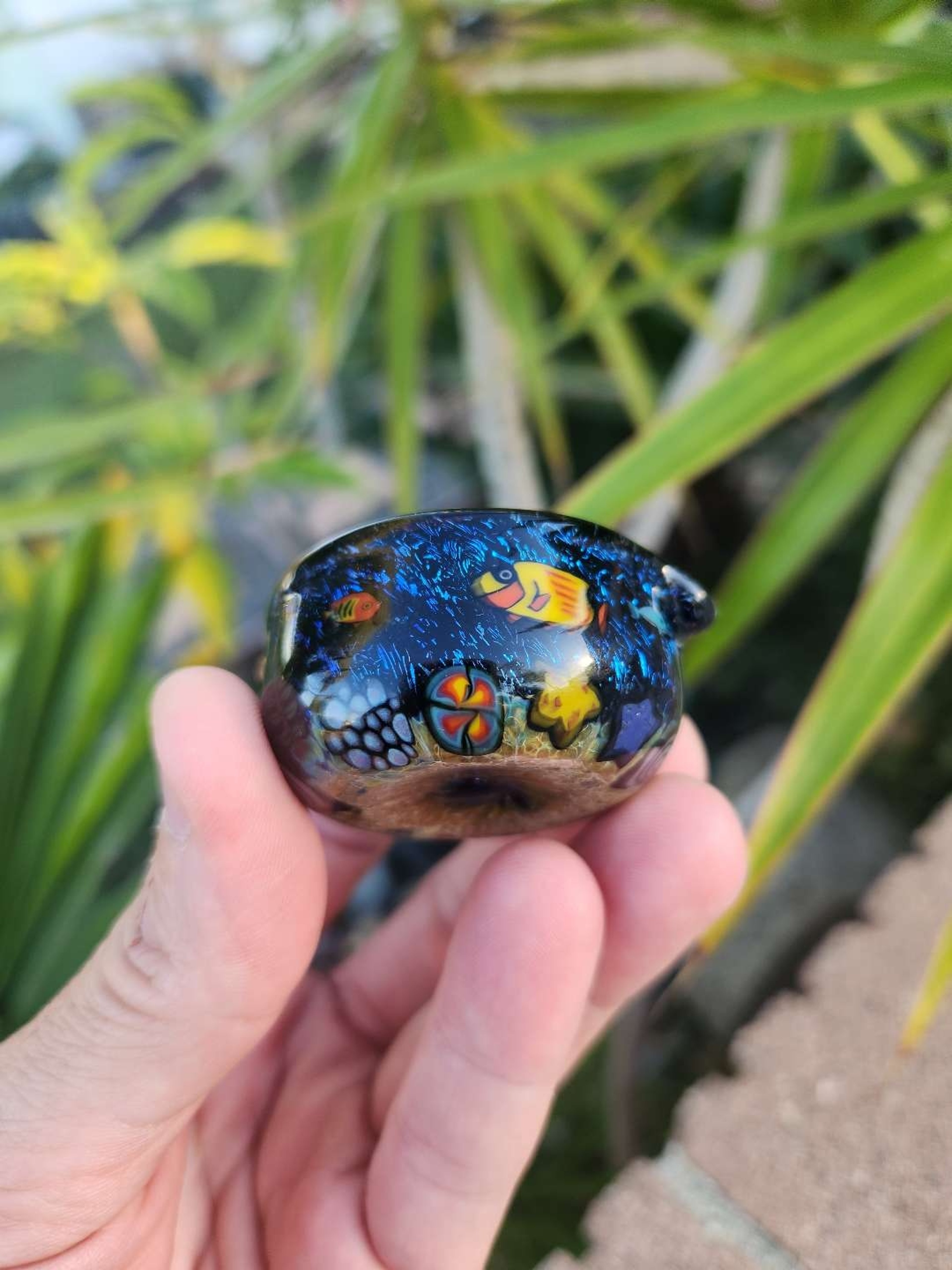 Preview pic of DAVE Strobel Dicro Aquatic Murrine Dish Dabber Holder