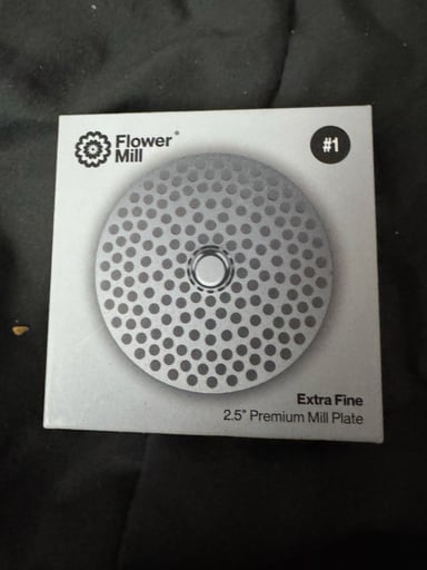 Preview pic of Extra Fine Flower Mill! 2.5  Premium Mill Plate! Brand New! Trusted Seller!