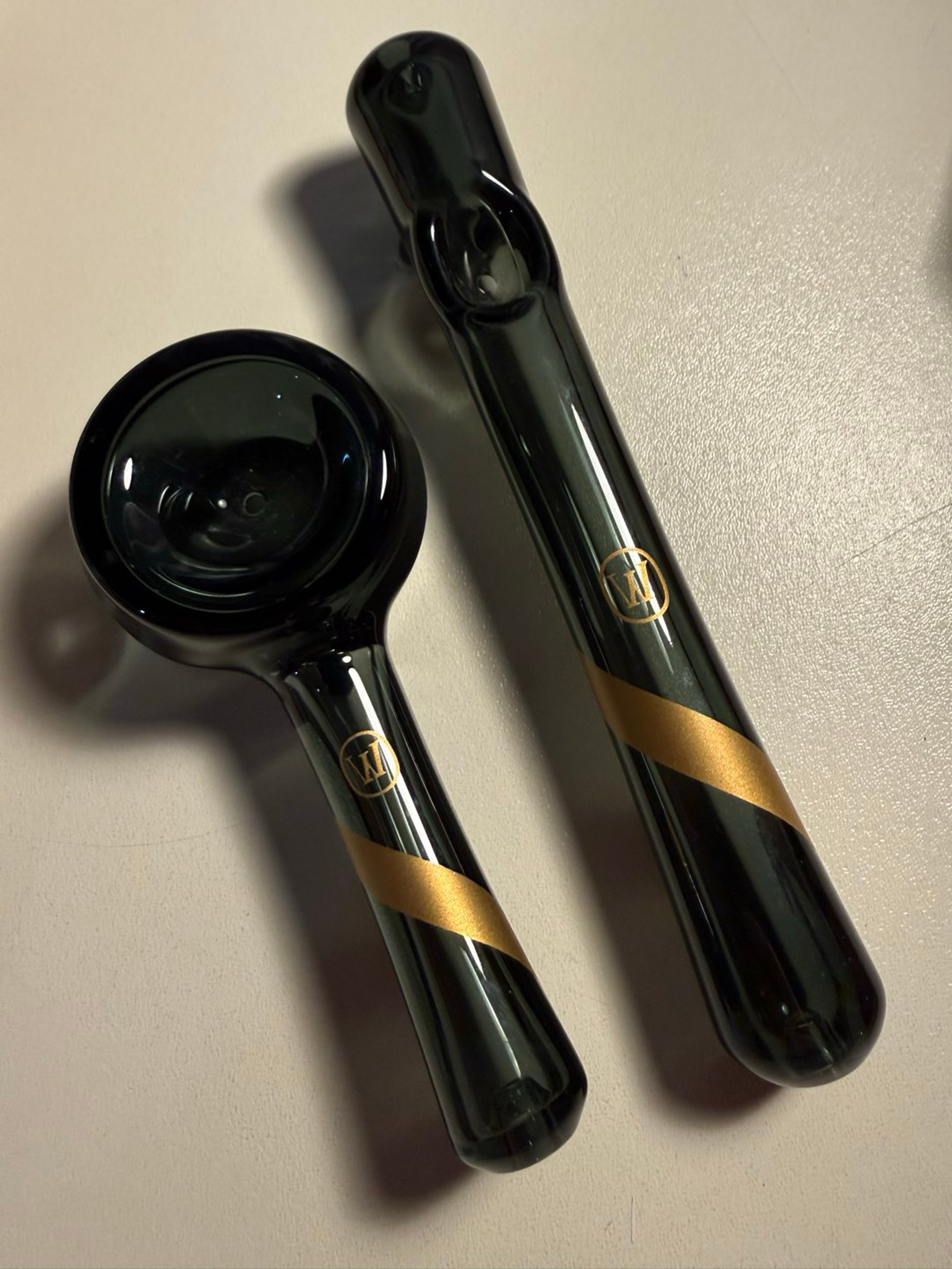 BUNDLE Marley Natural Smoked Glass Bowl + Steamroller image 0