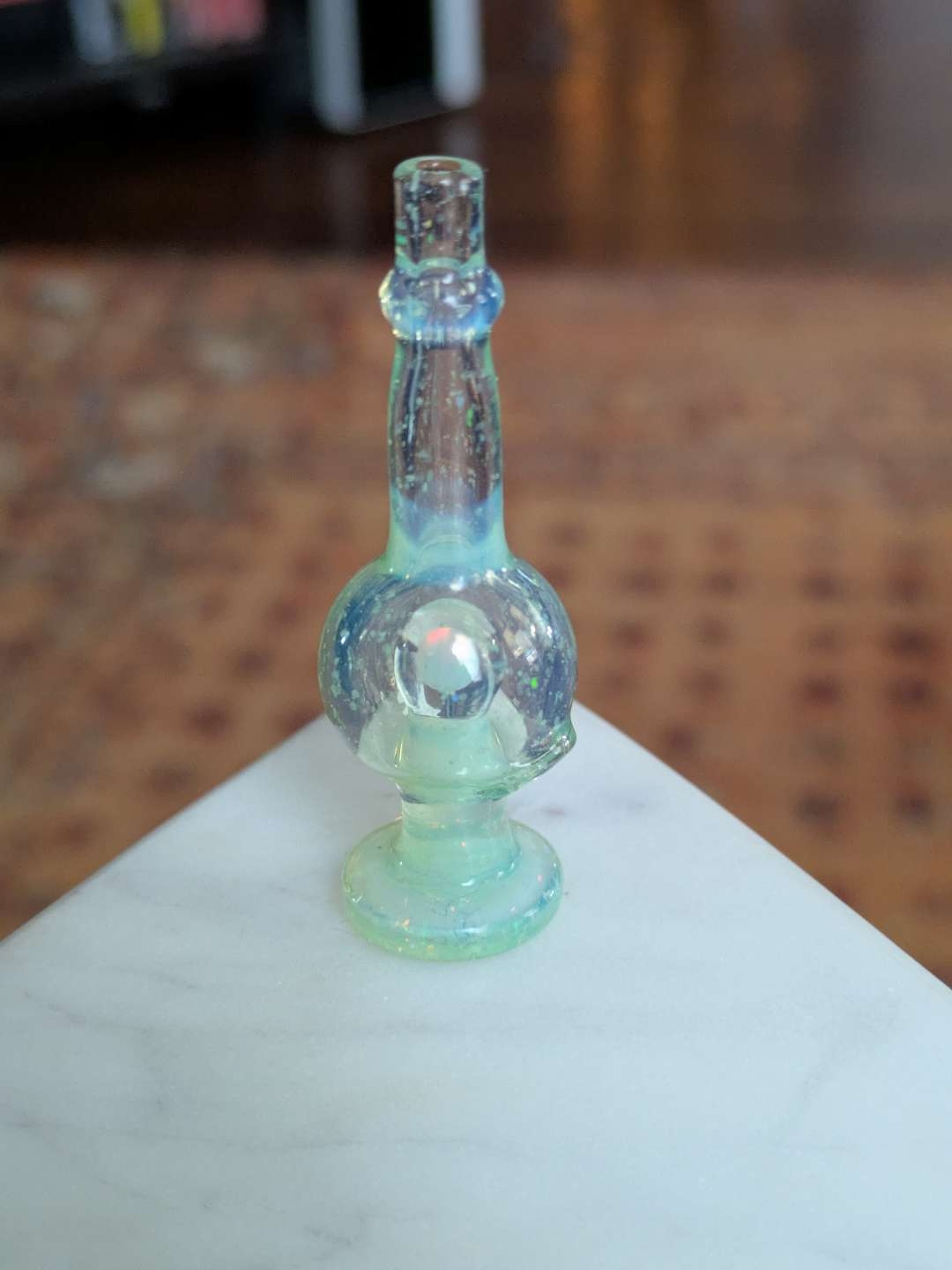 Preview pic of Soup Glass Puffco 3DXL bubble cap in Titan cropal