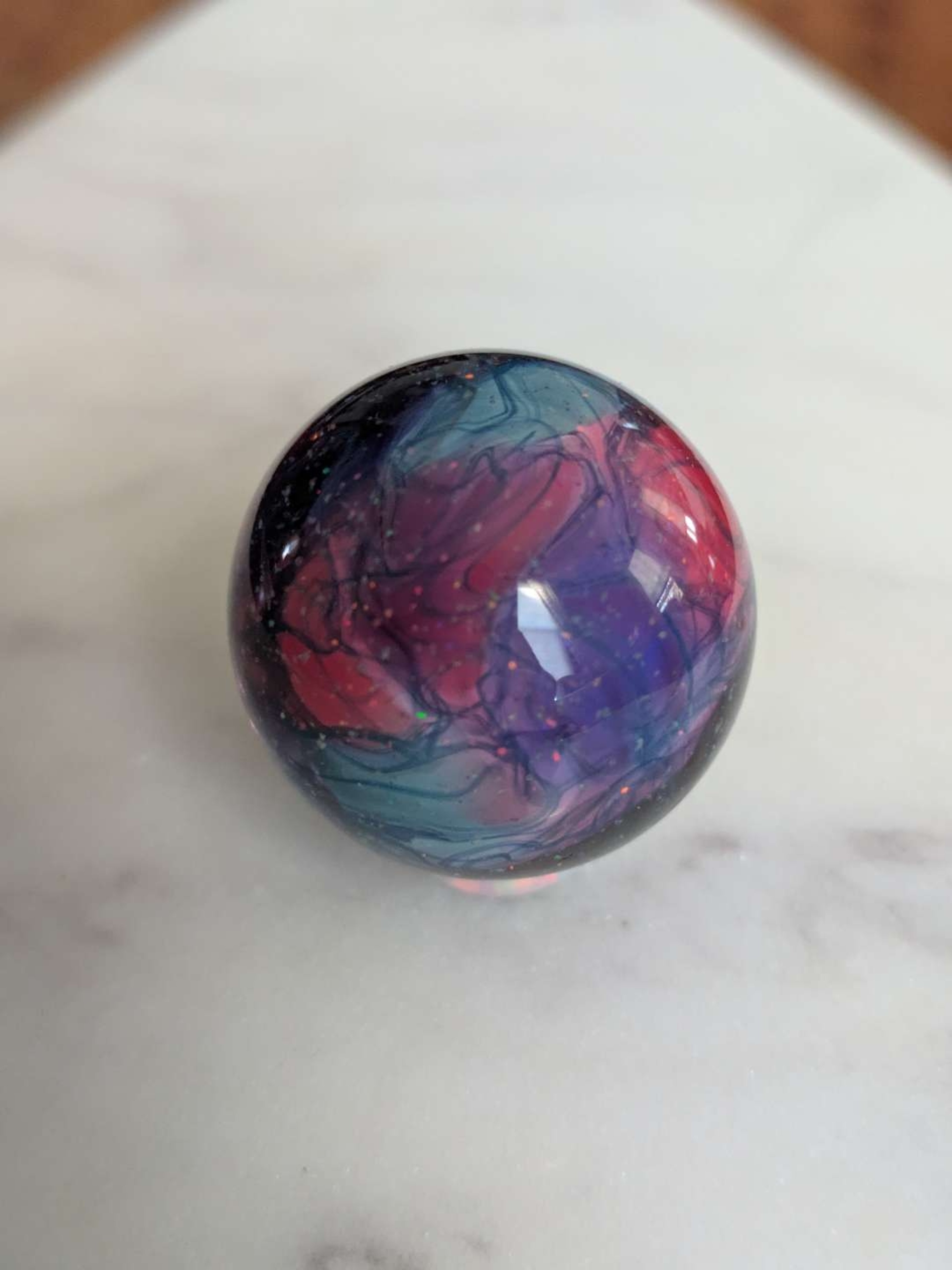 25mm Scomo Marble in Pink, Purple, and Turquoises image 0