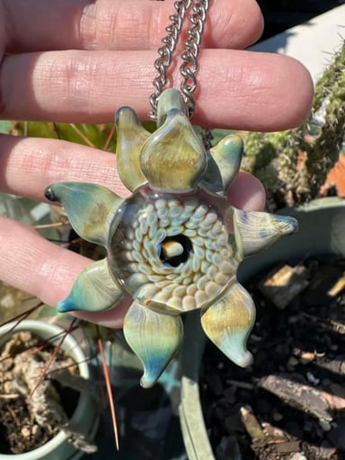 Preview pic of Flower Implosion Pendant